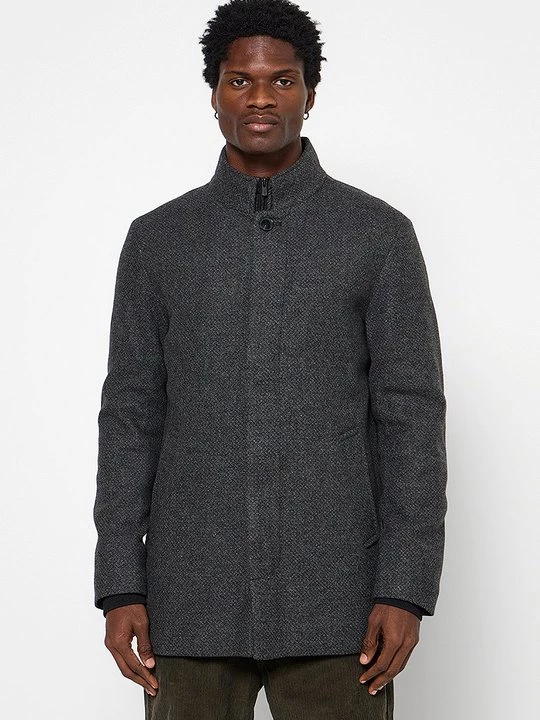 Foto van product Halflange jas Jack&Jones zwart