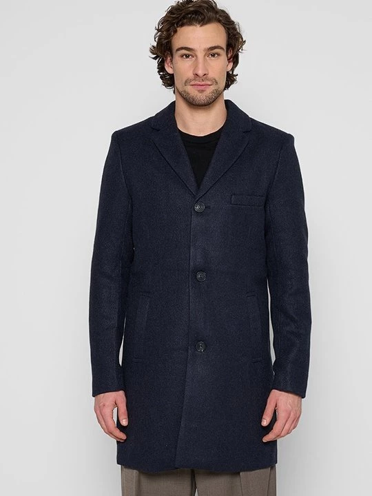 Foto van product Halflange jas Only & Sons donkerblauw