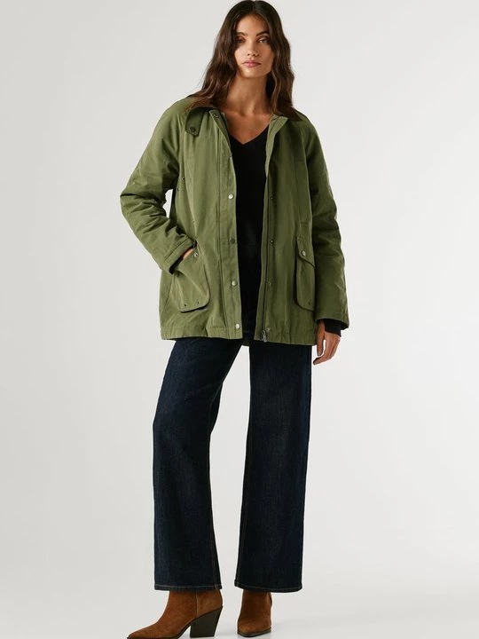Foto van product Halflange jas Pepe Jeans kaki