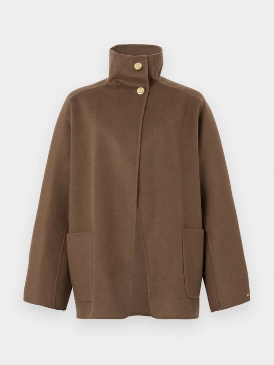 Foto van product Halflange jas Tommy Hilfiger taupe