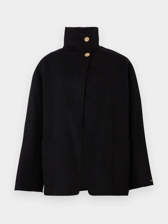 Foto van product Halflange jas Tommy Hilfiger zwart