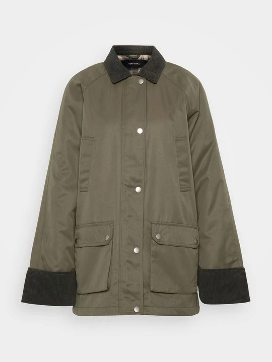 Foto van product Halflange jas Vero Moda donkergroen