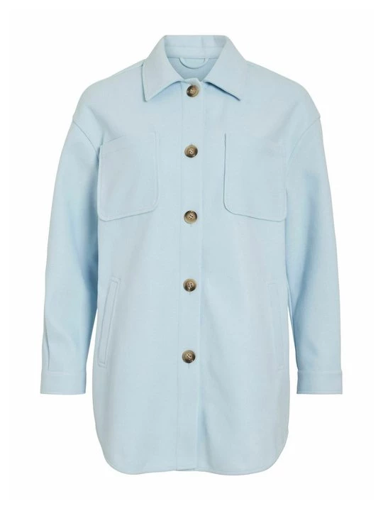 Foto van product Halflange jas Vila neonblauw