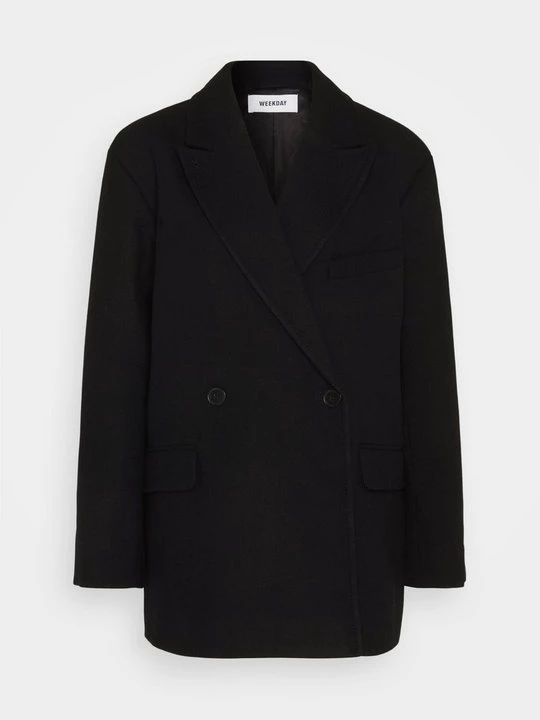 Foto van product Halflange jas Weekday zwart