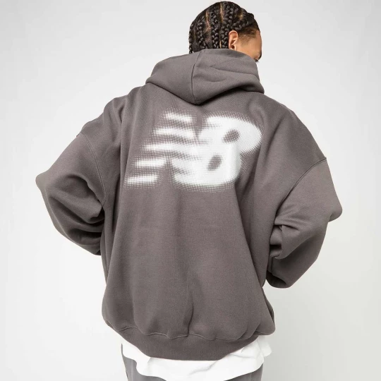 Foto van product Halftone Blur Hoodie New Balance grijs