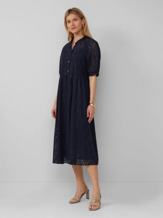 Foto van product Halftransparante maxi-jurk met voering s.Oliver blauw
