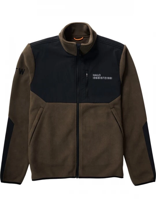 Foto van product HALO Fleece jas bruin / zwart / wit
