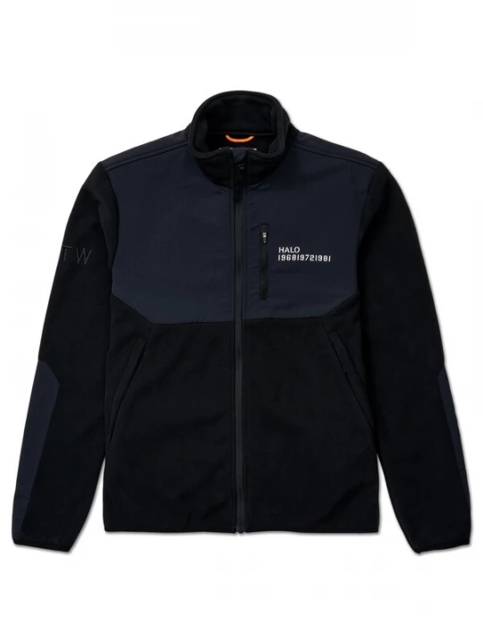 Foto van product HALO Fleece jas donkergrijs / zwart / wit
