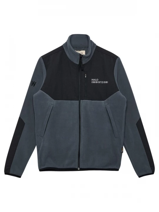 Foto van product HALO Fleece jas grijs / antraciet / wit