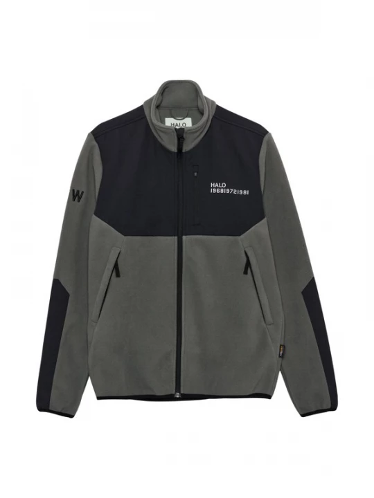 Foto van product HALO Fleece jas grijs / zwart