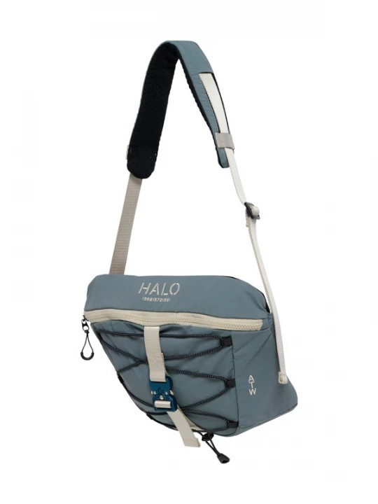 Foto van product HALO Schoudertas beige / smoky blue / zwart