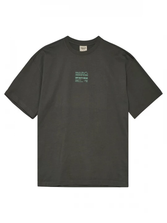 Foto van product HALO Shirt donkergrijs / jade groen