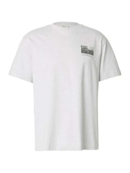 Foto van product HALO Shirt grijs gemêleerd / zwart
