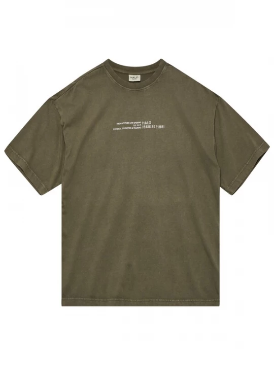 Foto van product HALO Shirt olijfgroen / wit