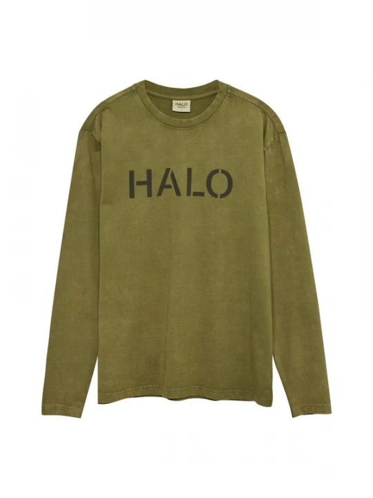 Foto van product HALO Shirt 'Uniform' olijfgroen / zwart