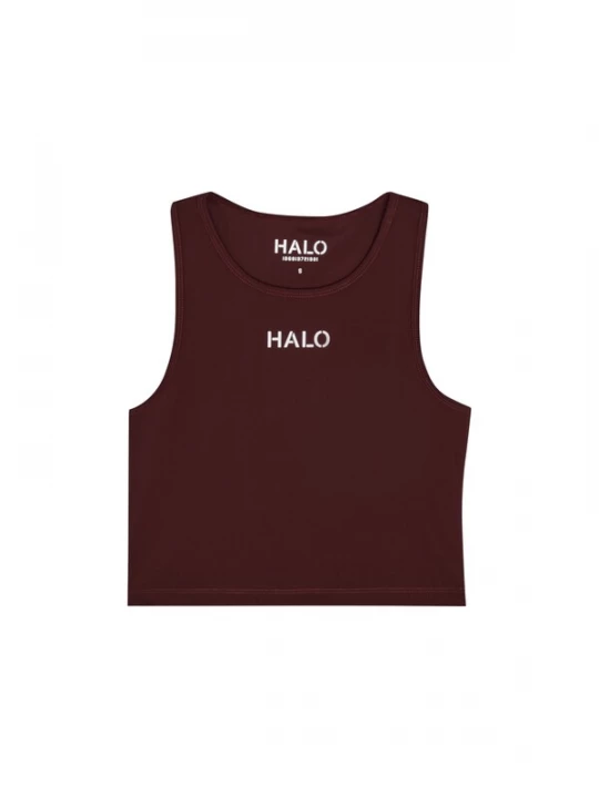 Foto van product HALO Sporttop roestbruin / wit