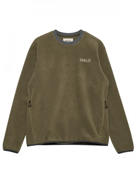 Foto van product HALO Sweatshirt olijfgroen / wit
