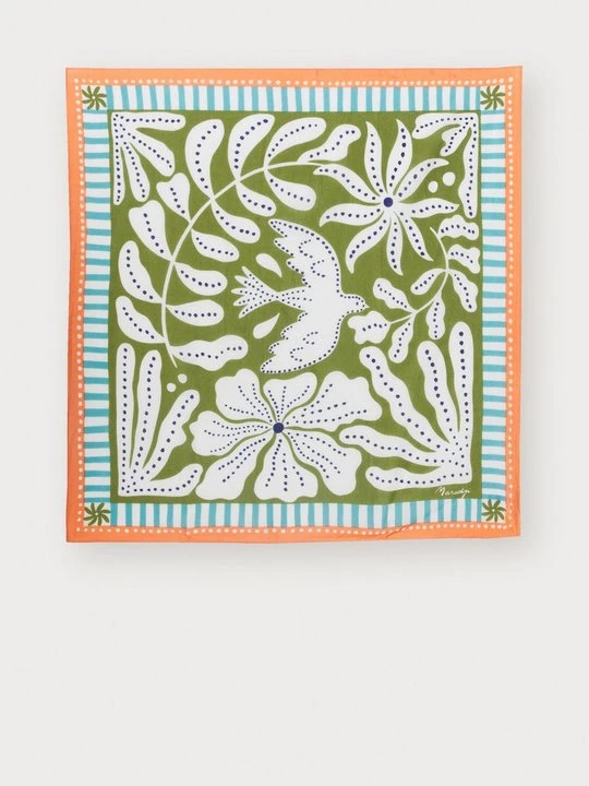 Foto van product Halsdoek Maradji olijfgroen
