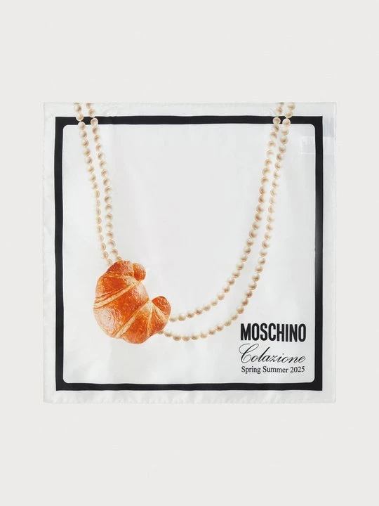 Foto van product Halsdoek MOSCHINO wit