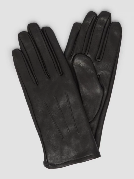 Foto van product Handschoenen van glad leer s.Oliver zwart