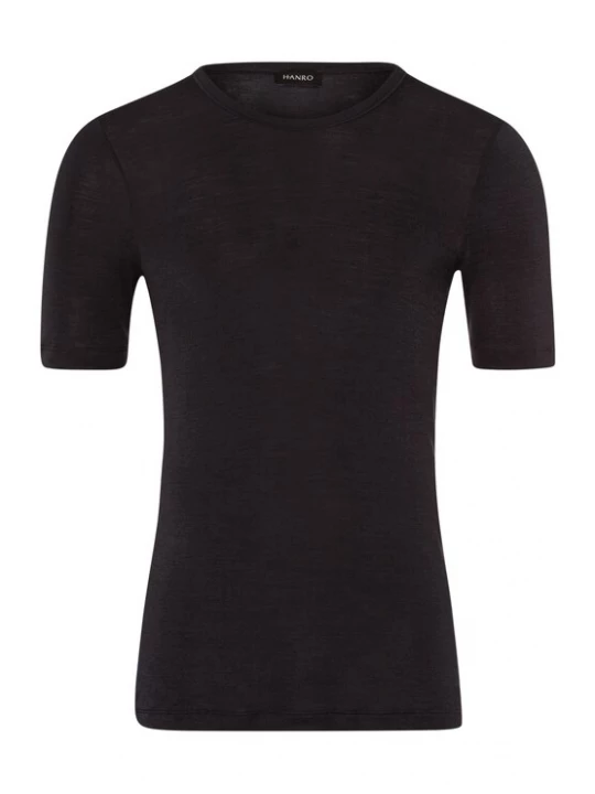 Foto van product Hanro Basislaag 'Woolen Silk' antraciet