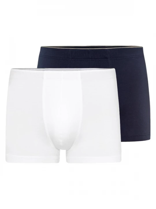 Foto van product Hanro Boxershorts 'Cotton Superior' blauw gemêleerd