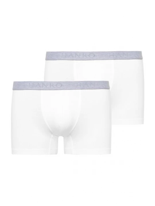 Foto van product Hanro Boxershorts 'Essentials' grijs / natuurwit
