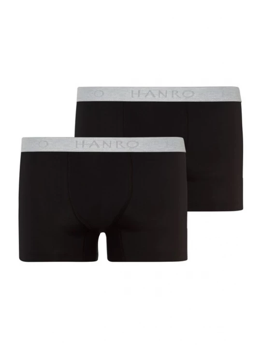 Foto van product Hanro Boxershorts 'Essentials' zilvergrijs / zwart