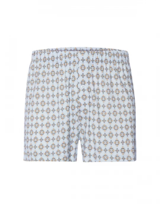 Foto van product Hanro Boxershorts ' Fancy Jersey ' lichtblauw / geel