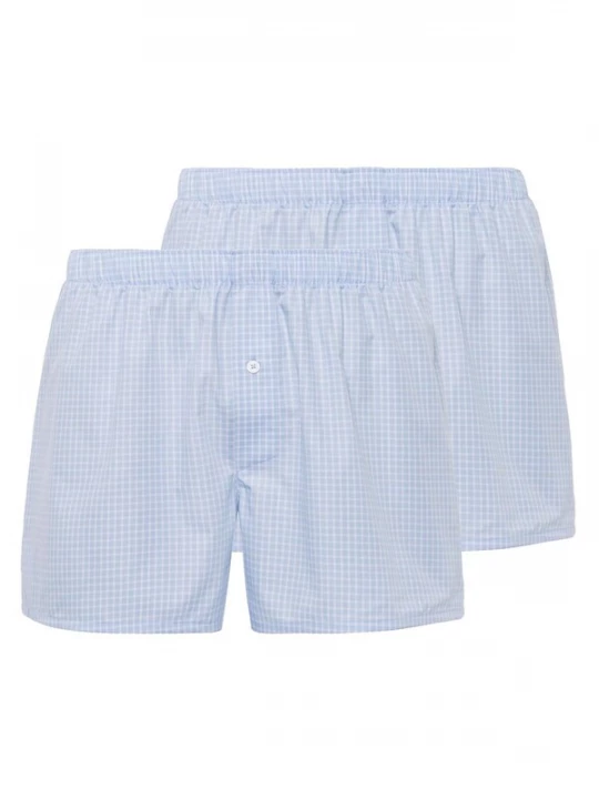 Foto van product Hanro Boxershorts 'Fancy Woven' blauw