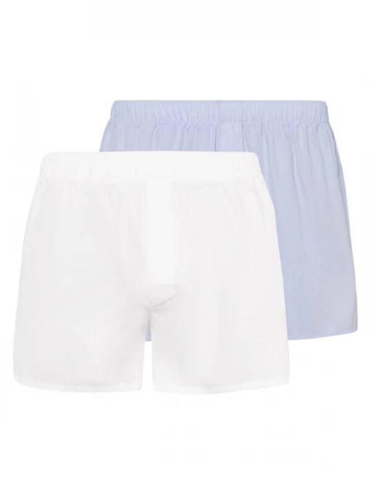 Foto van product Hanro Boxershorts 'Fancy Woven' hemelsblauw