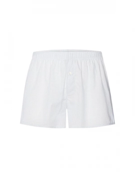 Foto van product Hanro Boxershorts ' Fancy Woven ' lichtblauw / wit