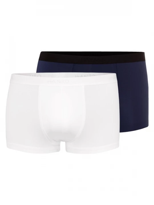 Foto van product Hanro Boxershorts 'Micro Touch' blauw gemêleerd