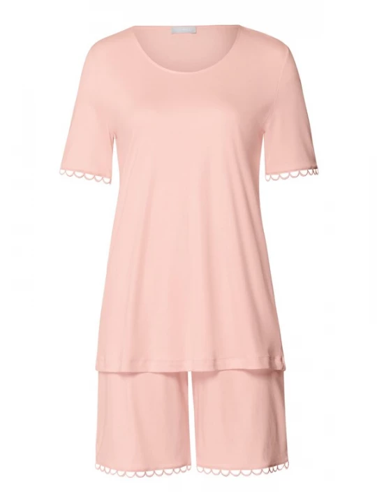 Foto van product Hanro Korte pyjama 'Anouk' lichtroze