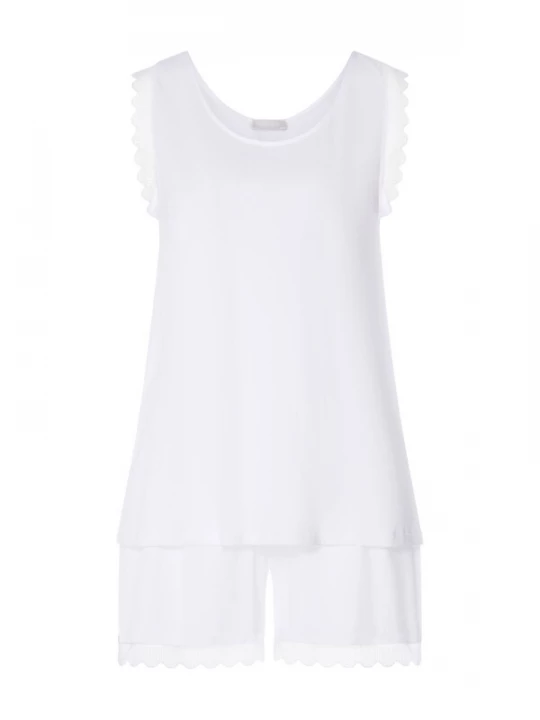 Foto van product Hanro Korte pyjama ' Inaya ' wit