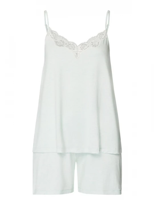 Foto van product Hanro Korte pyjama ' Natural Elegance ' wit