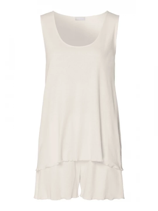 Foto van product Hanro Korte pyjama ' Serena ' offwhite