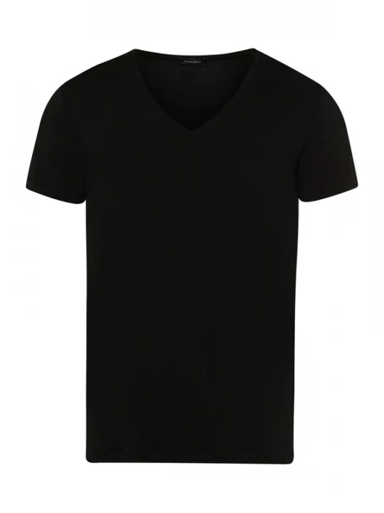 Foto van product Hanro Onderhemd 'Cotton Superior' zwart