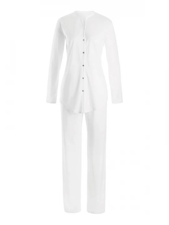 Foto van product Hanro Pyjama ' Cotton Deluxe ' wit