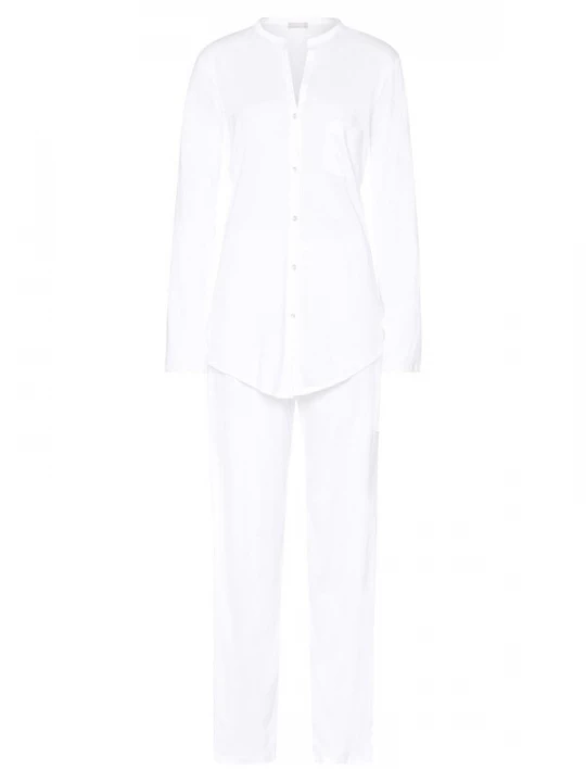Foto van product Hanro Pyjama 'Cotton Deluxe' wit
