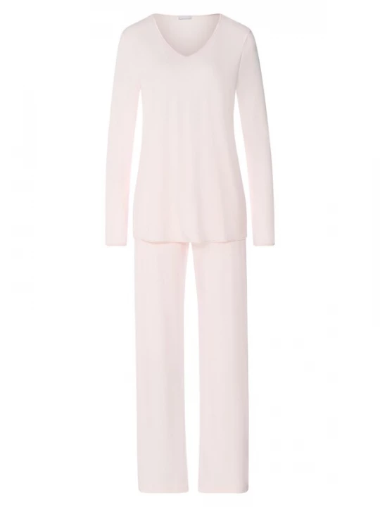 Foto van product Hanro Pyjama 'Cotton Silk' rosa