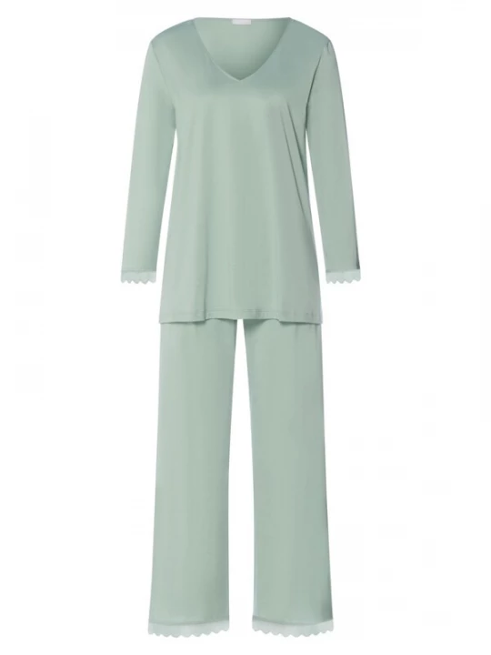 Foto van product Hanro Pyjama 'Inaya' groen