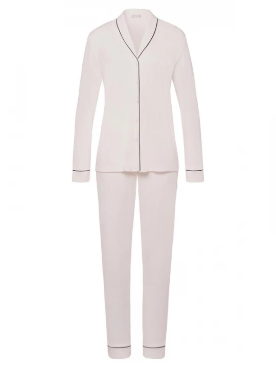 Foto van product Hanro Pyjama 'Natural Comfort' offwhite