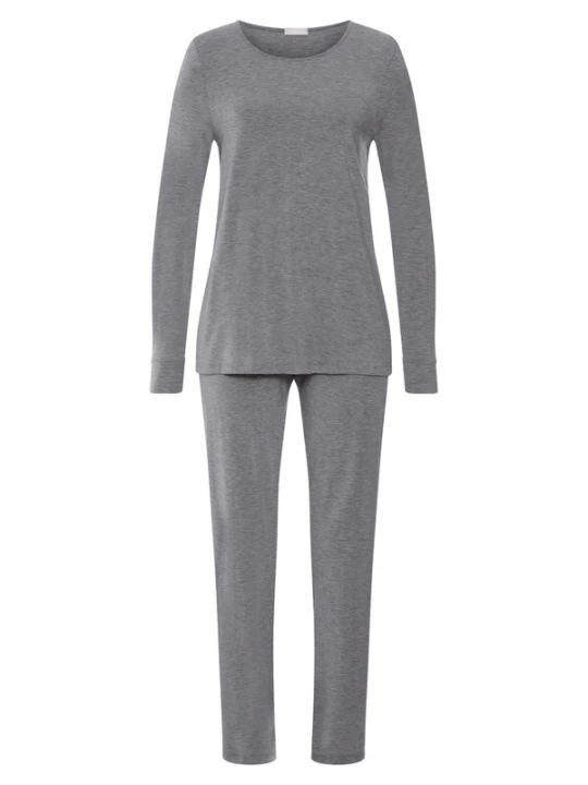 Foto van product Hanro Pyjama 'Natural Elegance' grijs