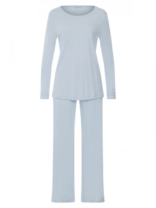 Foto van product Hanro Pyjama 'Pilar' lichtblauw