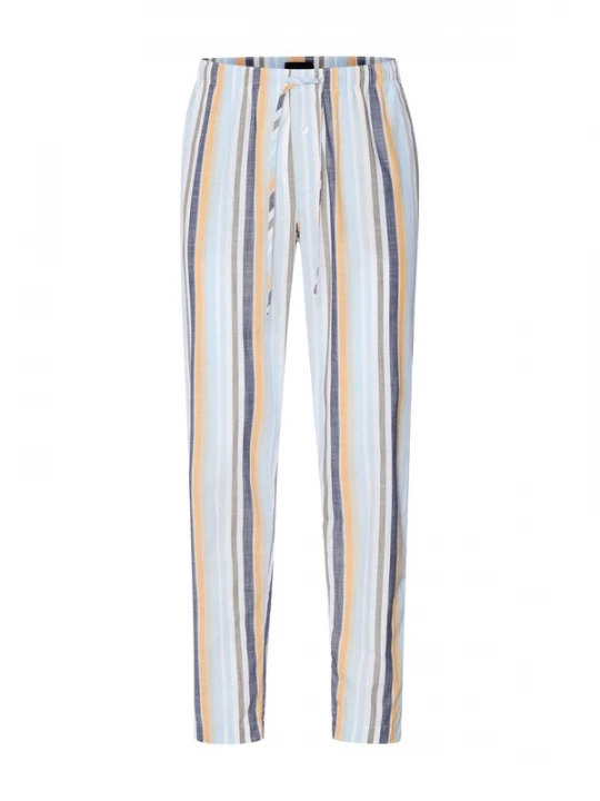 Foto van product Hanro Pyjamabroek ' Night & Day ' lichtblauw / geel / antraciet