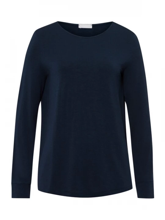 Foto van product Hanro Shirt ' Natural Elegance ' navy