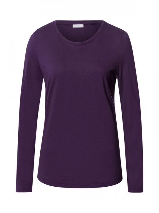Foto van product Hanro Shirt ' Sleep & Lounge ' donkerlila