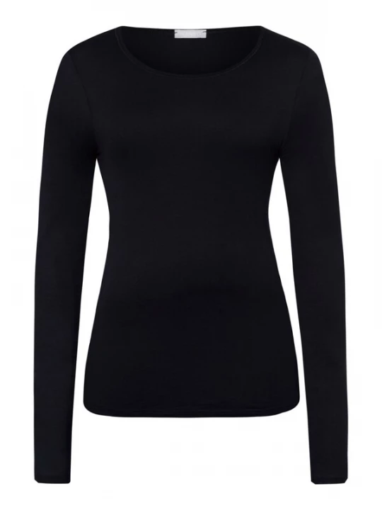 Foto van product Hanro Shirt ' Ultralight ' zwart