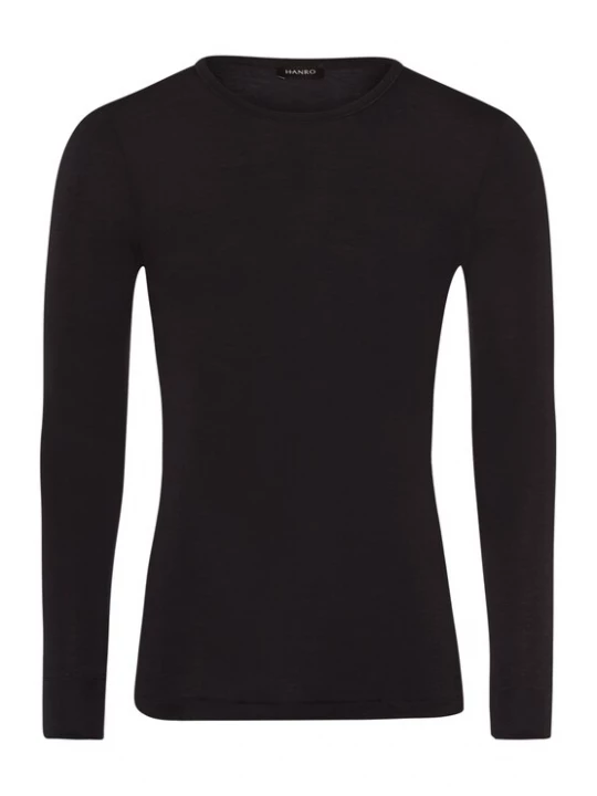 Foto van product Hanro Shirt 'Woolen Silk' zwart